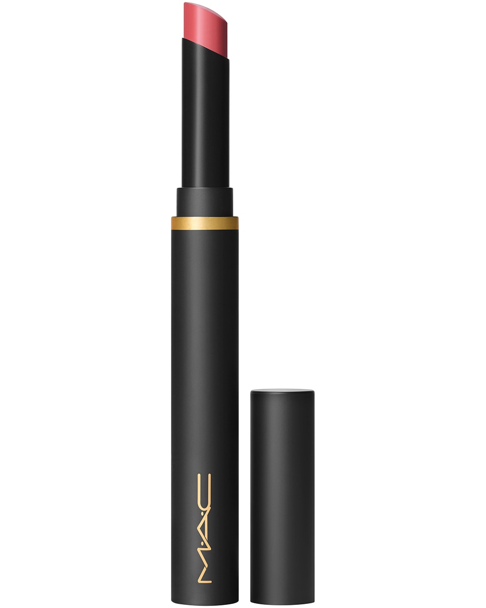 M.A.C POWDER KISS VELVET BLUR SLIM STICK ROUGE A LEVRES MAT HYDRATANT - TENUE LONGUE DUREE 12H Stay curious