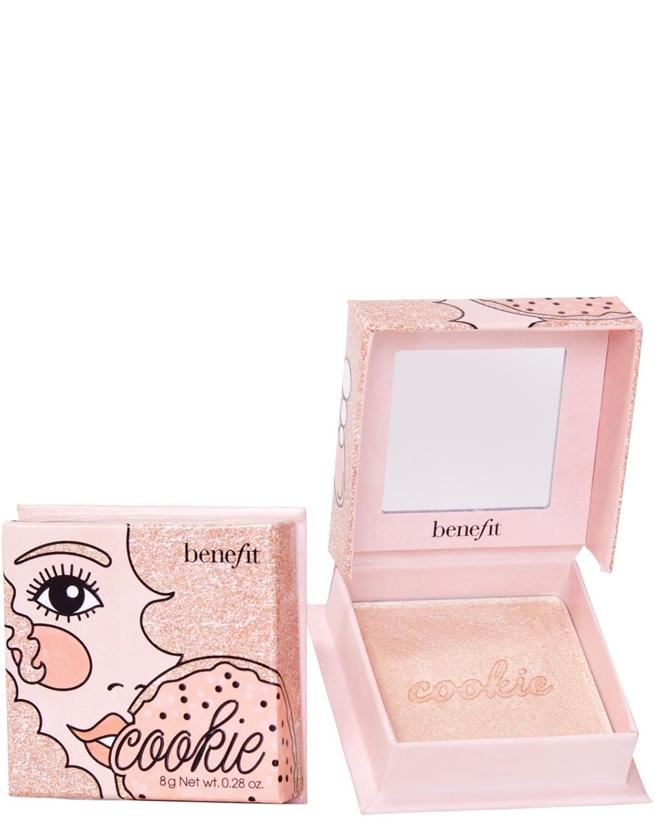 BENEFIT COSMETICS BOX OF POWDERS COOKIE HIGHLIGHTER POWDER Golden pearl