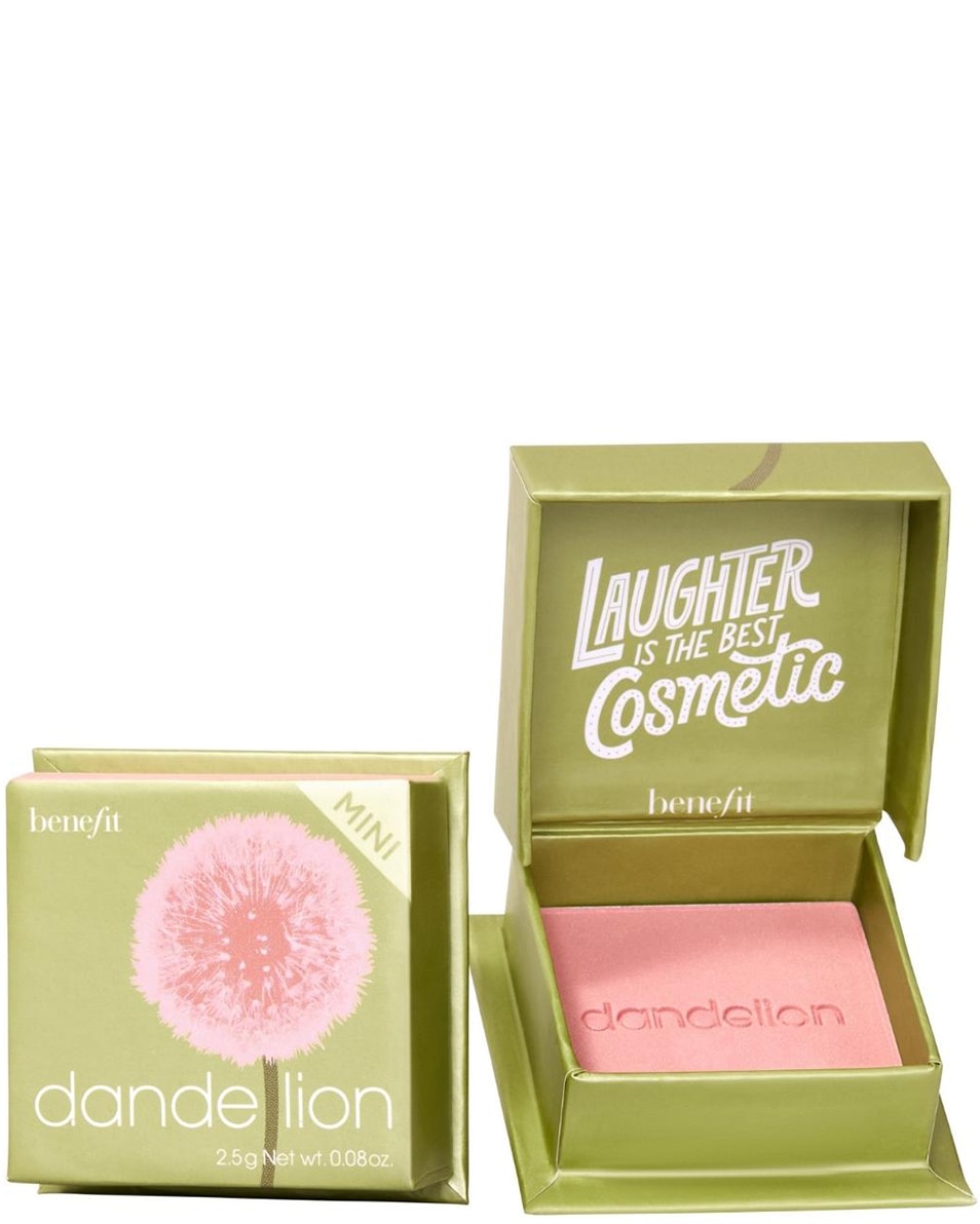 BENEFIT COSMETICS BOX OF POWDERS DANDELION WANDERFUL WORLD BLUSH POWDER MINI Baby-pink brightening