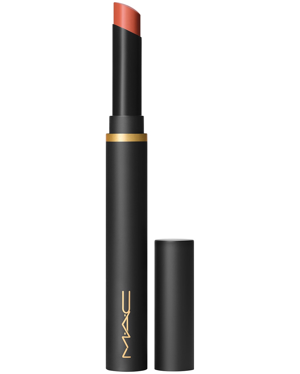 M.A.C POWDER KISS VELVET BLUR SLIM STICK ROUGE A LEVRES MAT HYDRATANT - TENUE LONGUE DUREE 12H Marrakesh-Mere