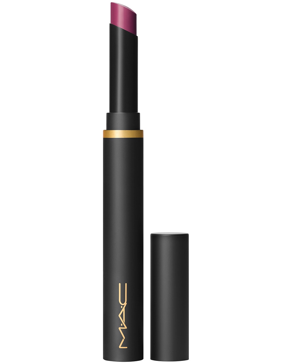 M.A.C POWDER KISS VELVET BLUR SLIM STICK ROUGE A LEVRES MAT HYDRATANT - TENUE LONGUE DUREE 12H Wild Rebel