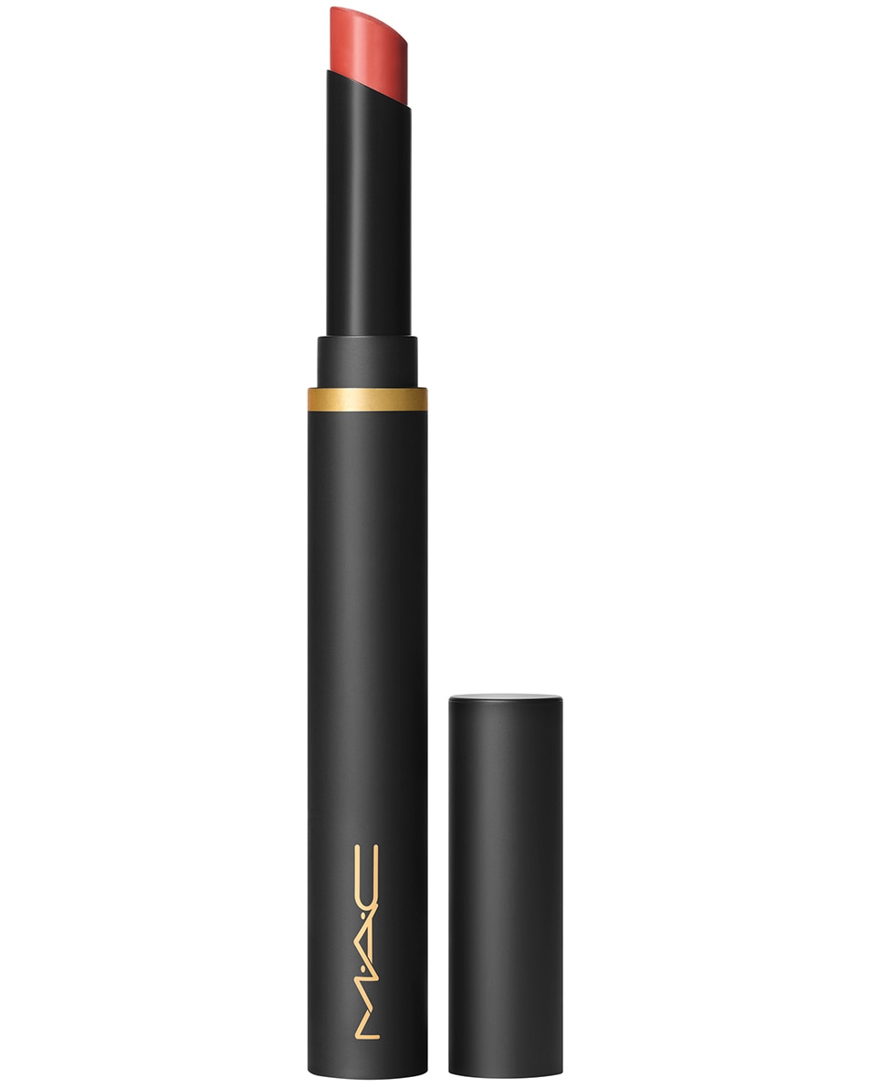 M.A.C POWDER KISS VELVET BLUR SLIM STICK ROUGE A LEVRES MAT HYDRATANT - TENUE LONGUE DUREE 12H Nice Spice