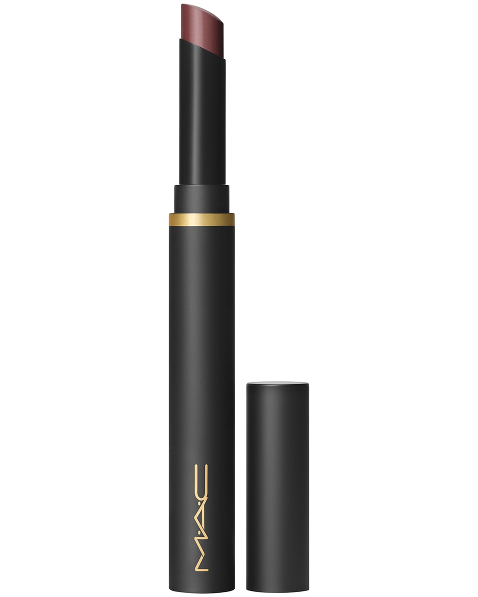 M.A.C POWDER KISS VELVET BLUR SLIM STICK ROUGE A LEVRES MAT HYDRATANT - TENUE LONGUE DUREE 12H Love Clove