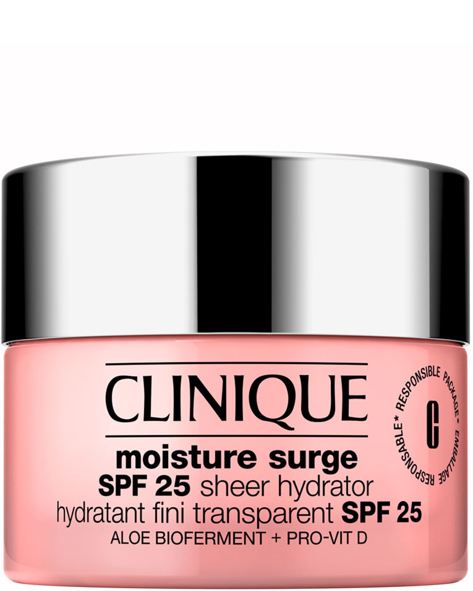 CLINIQUE MOISTURE SURGE™ BROAD SPECTRUM SHEER HYDRATOR HYDRATERENDE DAG- & NACHTCRÈME MET SPF25 - VERFRISSEND 50 ML