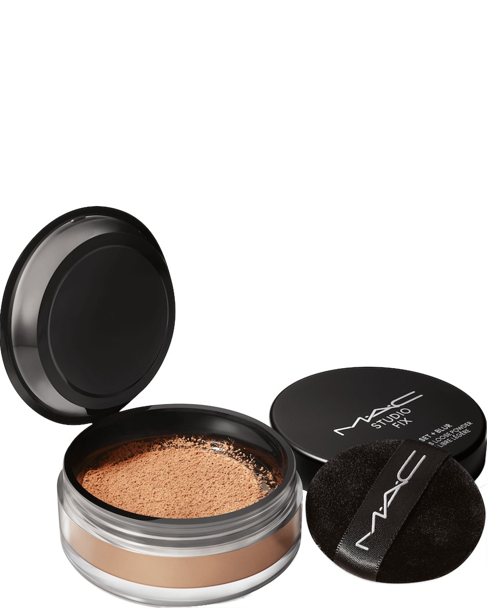 M.A.C STUDIO FIX PRO SET + BLUR WEIGHTLESS LOOSE POWDER POUDRE FIXANTE - FINI MAT Dark