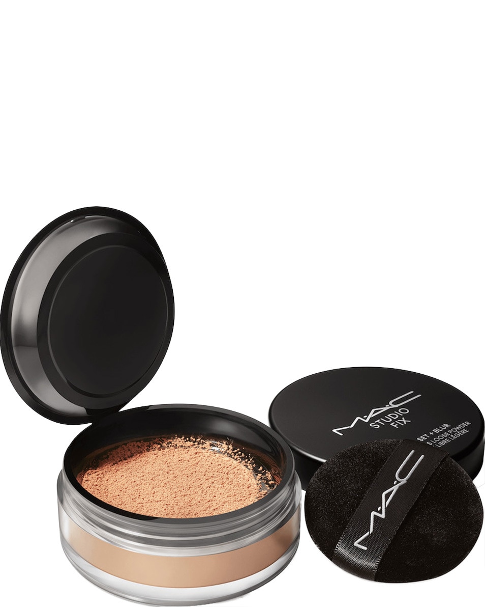 M.A.C STUDIO FIX PRO SET + BLUR WEIGHTLESS LOOSE POWDER POUDRE FIXANTE - FINI MAT Medium Deep