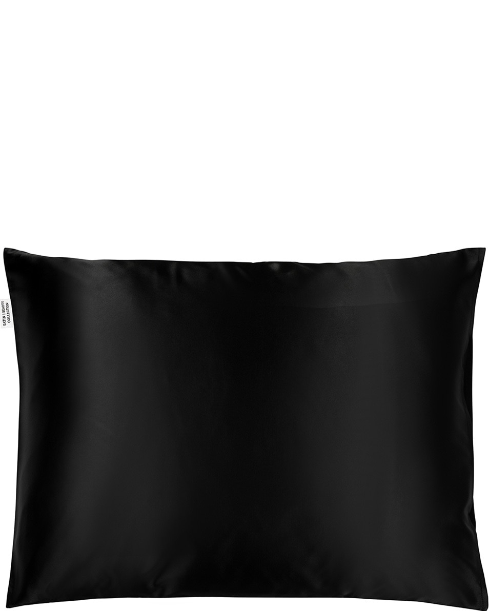 SATIN BEAUTY COLLECTION SATIN BEAUTY COLLECTION SATIJNEN KUSSENSLOOP 60x70cm Black