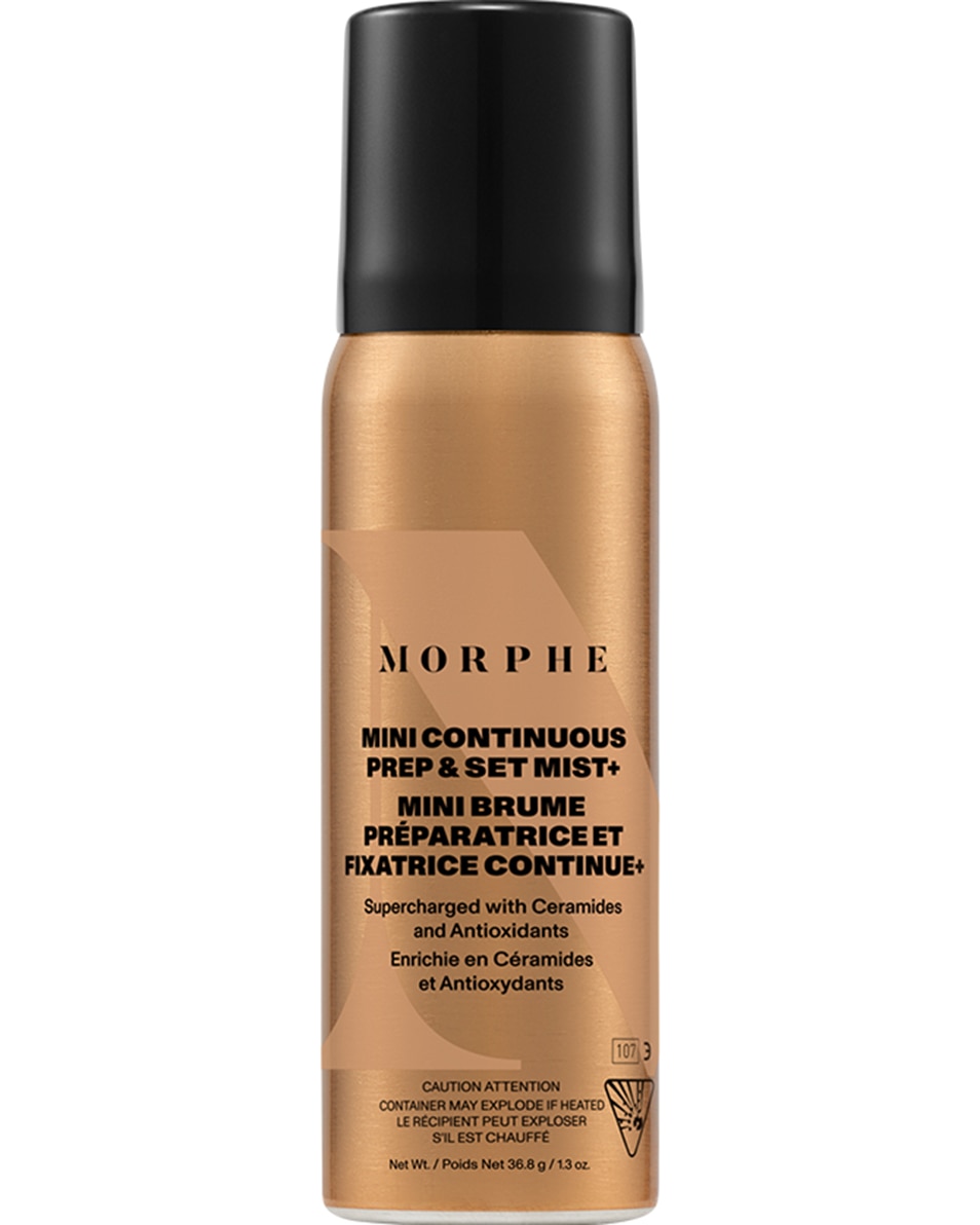 MORPHE SETTING SPRAY MINI CONTINUOUS PREP & SET MIST+ ENRICHIE EN CÉRAMIDES ET ANTIOXYDANTS 37 G