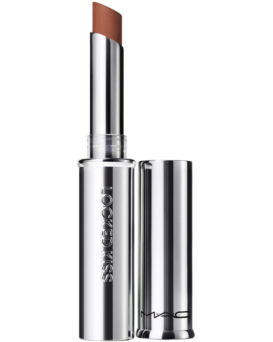 M.A.C LOCKED KISS LIPSTICK ROUGE À LÈVRES LIQUIDE MAT - COUVRANCE TOTAL POSH