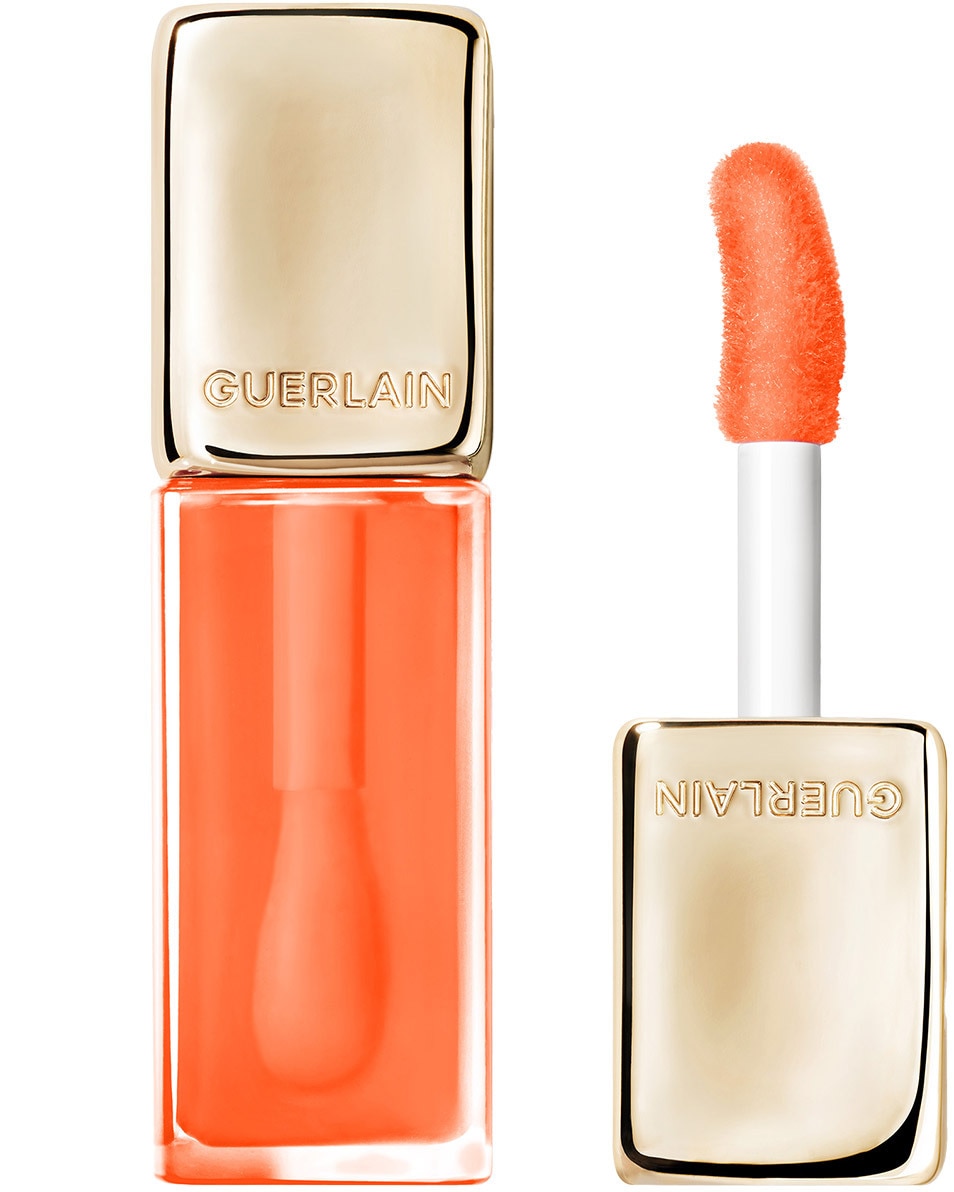 GUERLAIN KISSKISS BEE GLOW OIL HUILE À LÈVRES TEINTÉE AU MIEL 319 PEACH GLOW