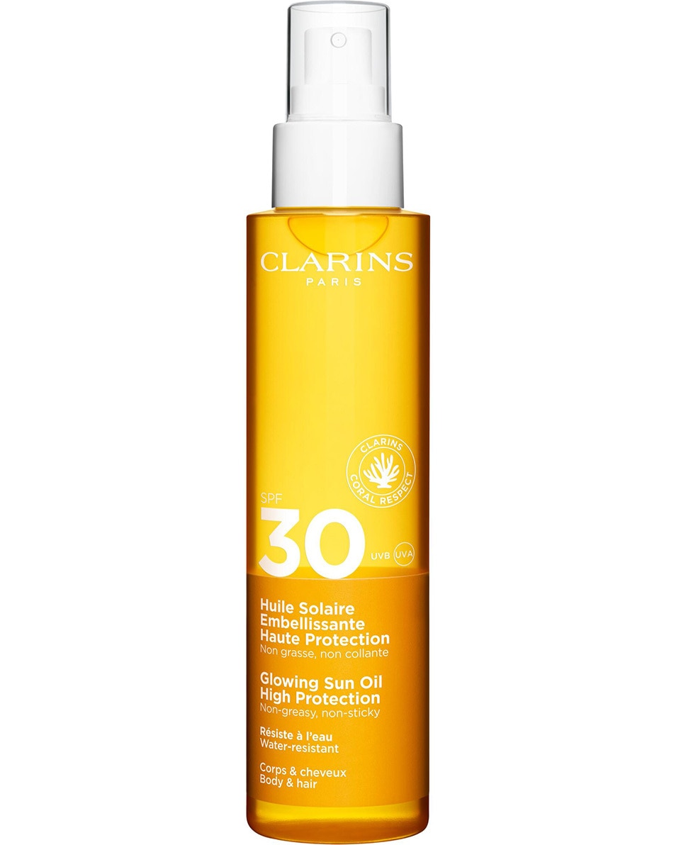 CLARINS Sun Care Body Glowing Sun Oil High Protection SPF 30 150 ML