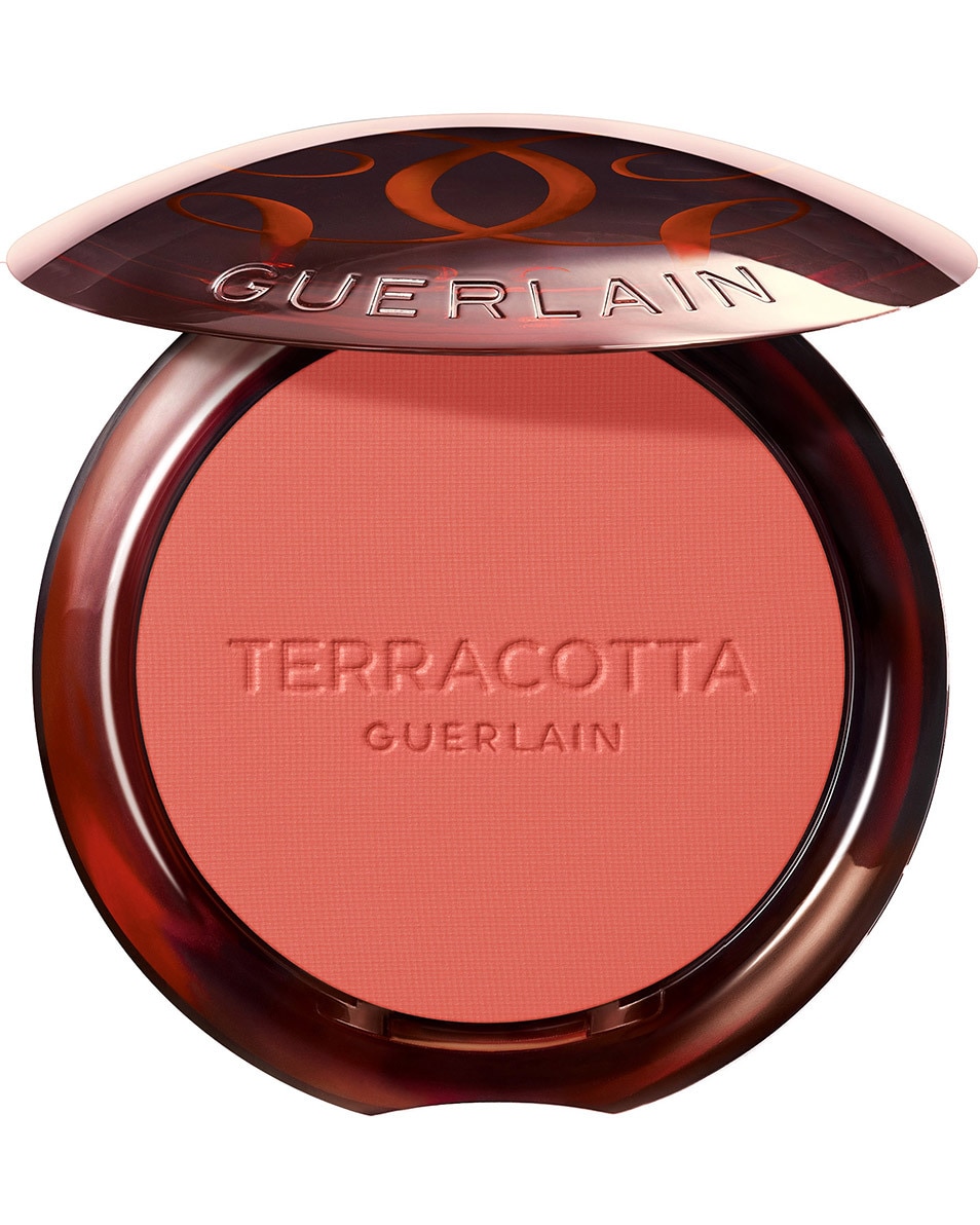 GUERLAIN Terracotta Blush Le fard à joues effet bonne mine , 90% d’ingrédients d’origine naturelle 05 Corail Foncé