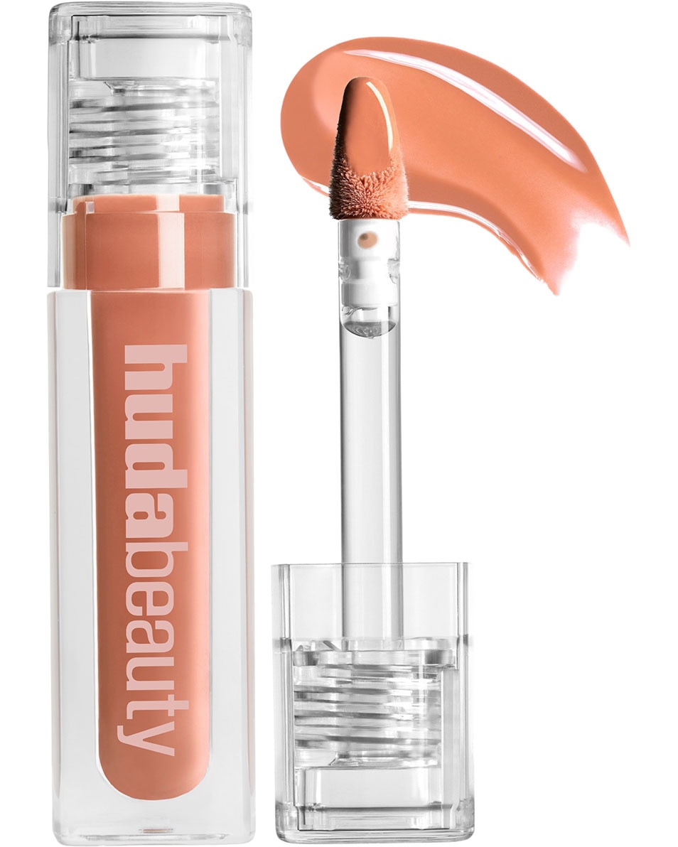 HUDA BEAUTY FAUX FILLER EXTRA SHINE LIP GLOSS HONEY