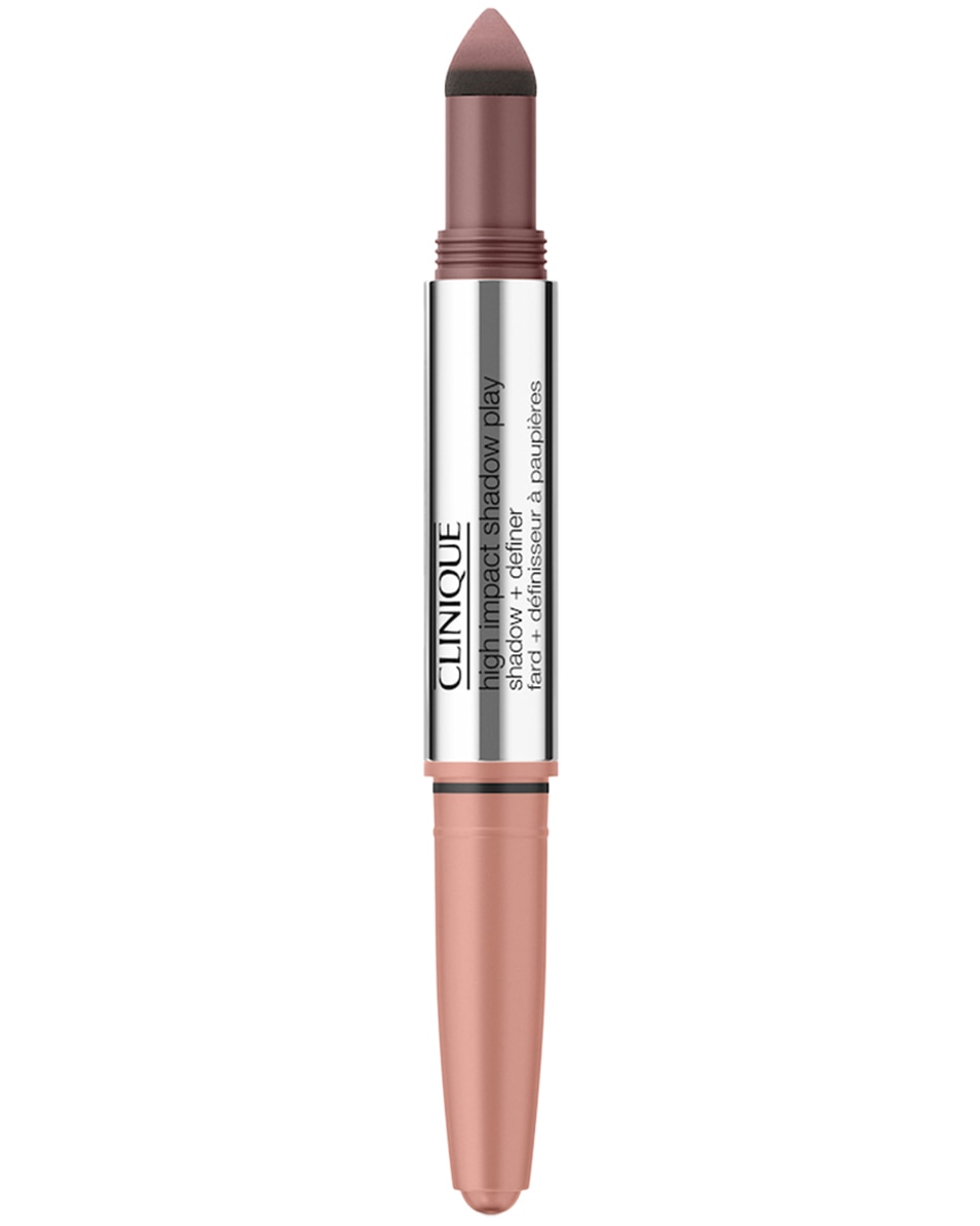 CLINIQUE High Impact Shadow Play™ Shadow + Definer Ombre à paupières en stick - pigmenté & fini crémeux ROSE & TRUFFLES