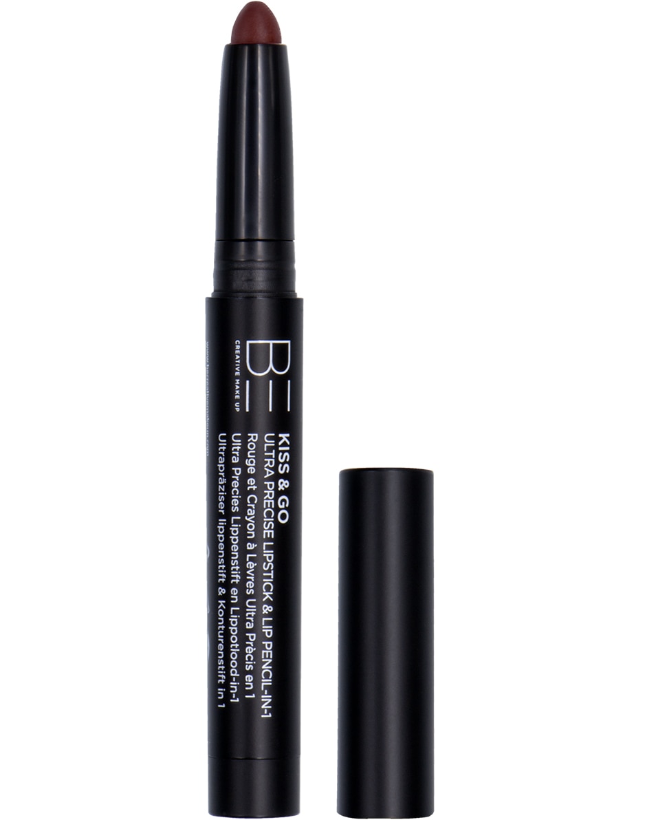 BE Creative Make Up KISS&GO Ultra precies lippenstift & lippotlood in 1 008 MYSTIC MAUVE