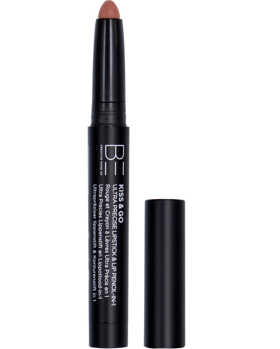 BE Creative Make Up KISS&GO Ultra precies lippenstift & lippotlood in 1 001 BARE BEAUTY