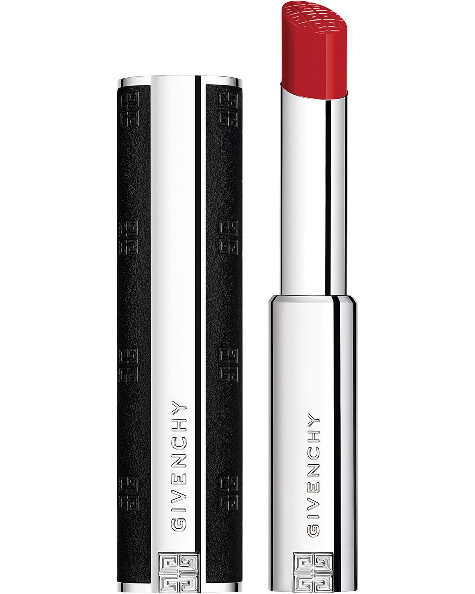 GIVENCHY COSMETICS LE ROUGE INTERDIT SATIN STRALENDE KLEUR - 24 UUR HYDRATATIE ROUGE ENFLAMMÉ
