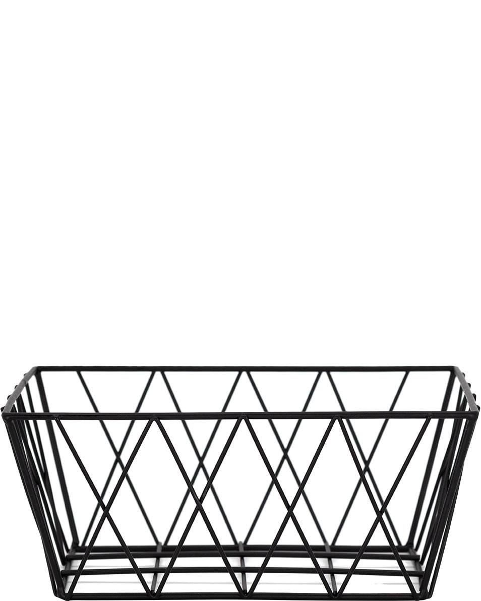 ONLY YOU BASKET PANIER METALLIQUE NOIR 1 ST