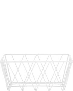 PANIER METALLIQUE BLANC PANIER METALLIQUE BLANC