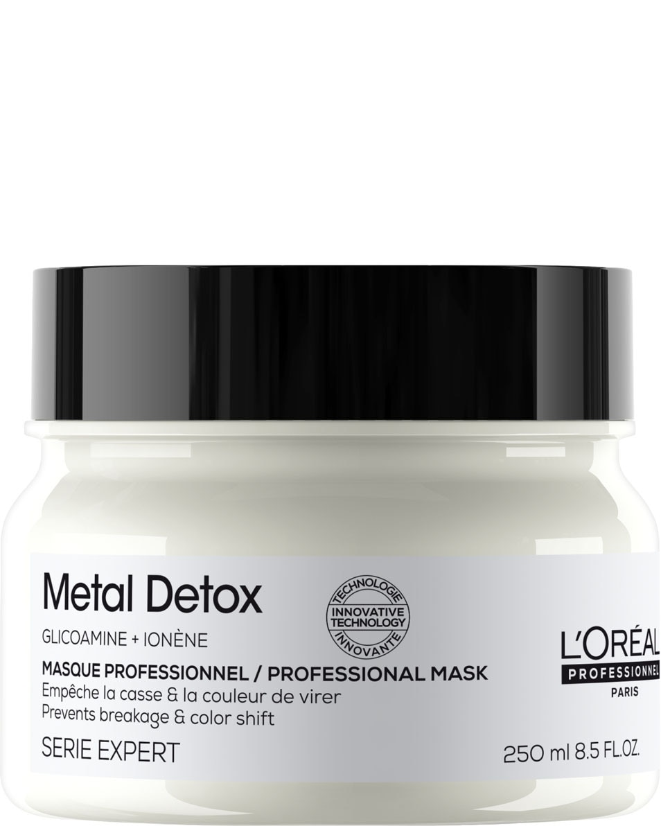 L'OREAL PROFESSIONNEL Metal Detox Masque pour cheveux abîmés et cassants 250 ML