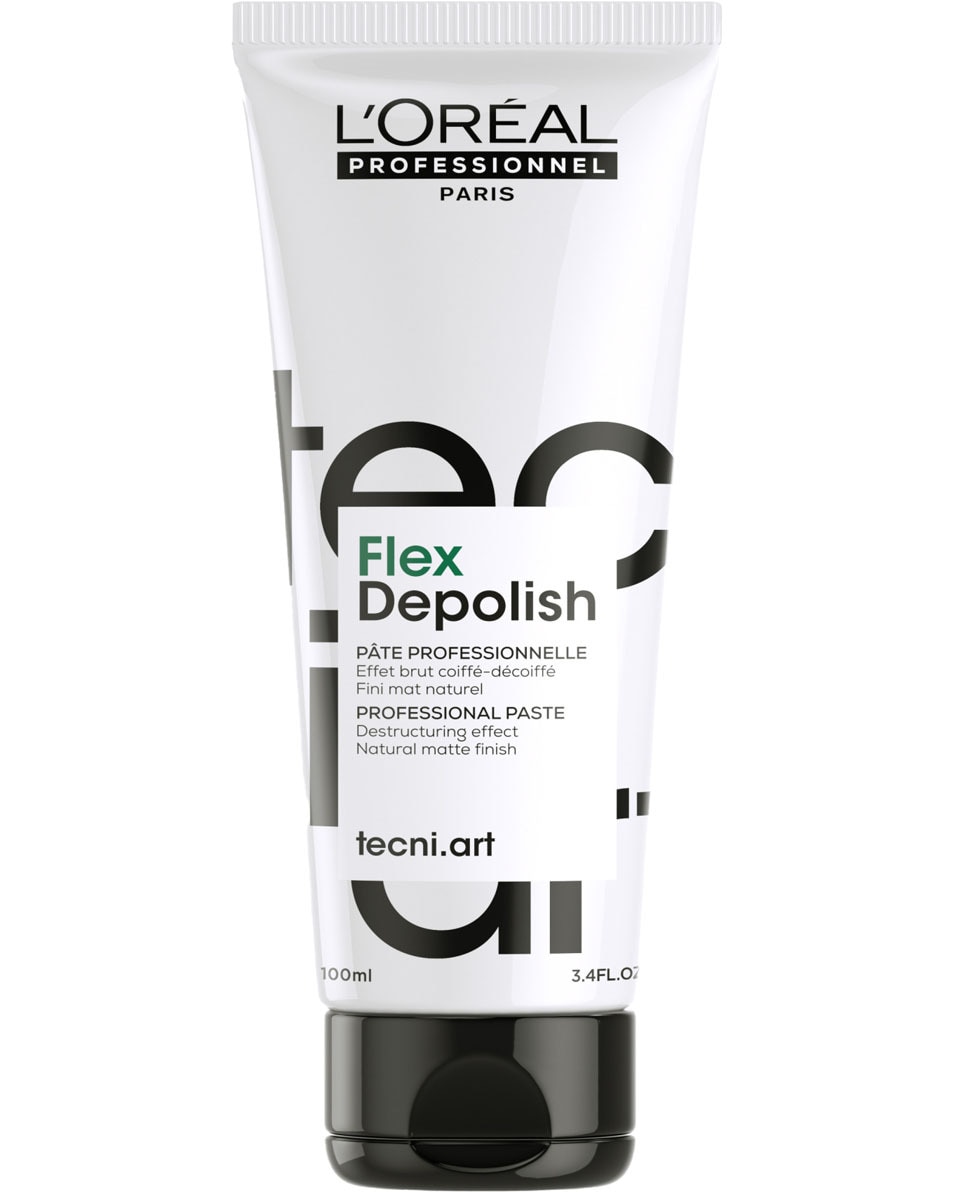 L'OREAL PROFESSIONNEL Tecni.ART Flex depolish wax - voor warrige looks met een matte finish 100 ML