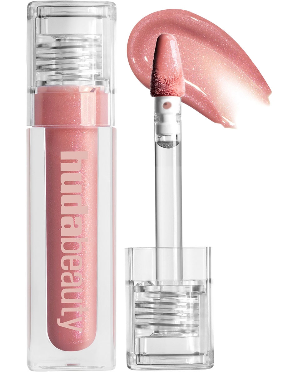HUDA BEAUTY ICY NUDE FAUX FILLER LIP GLOSS SHE FLIRTY