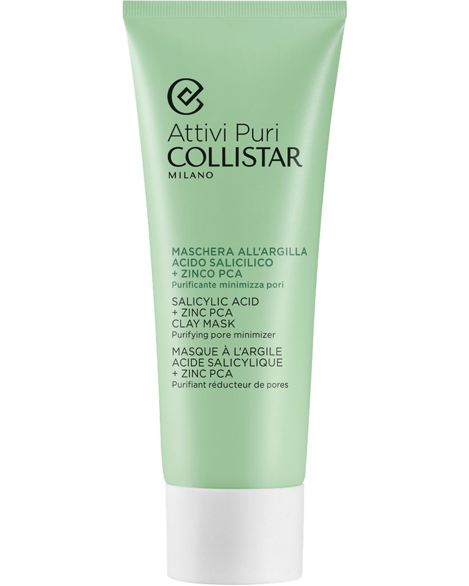 COLLISTAR Attivi Puri Masque À L'argile Acide Salicylique + Zinc Pca 75 ML