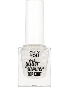 Top coat glitter shower Top coat glitter shower