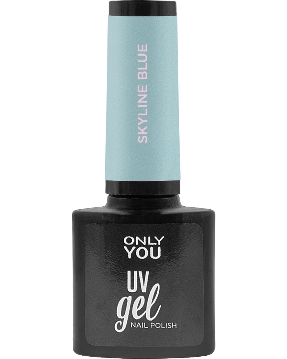 ONLY YOU SPRING SUMMER 2025 UV GEL POLISH SKYLINE BLUE 001 SPARKLE AWAY
