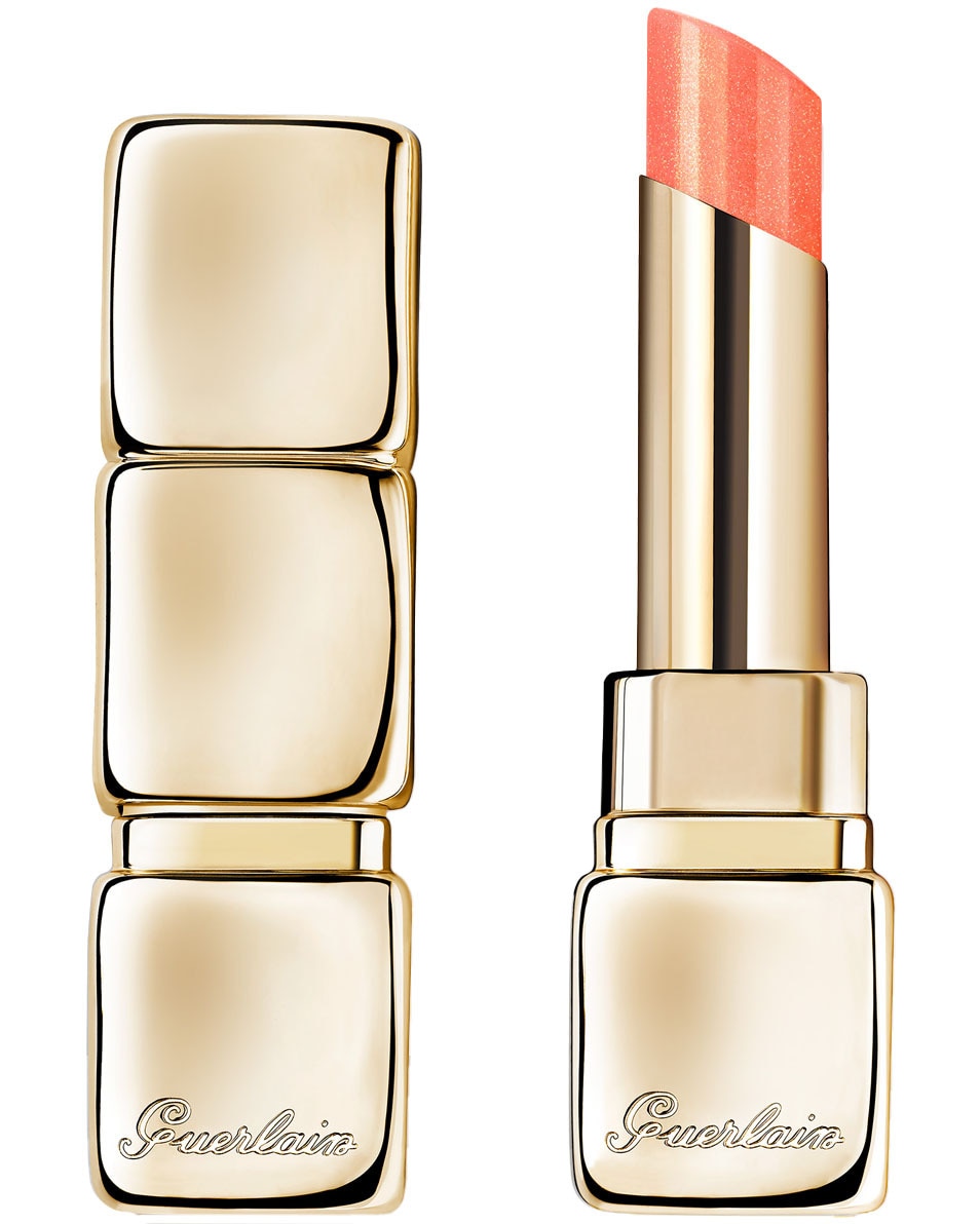 GUERLAIN KISS KISS BEE GLOW BAUME TEINTÉ INFUSÉ AU MIEL 98% D'ORIGINE NATURELLE 389 PEARLY PEACH