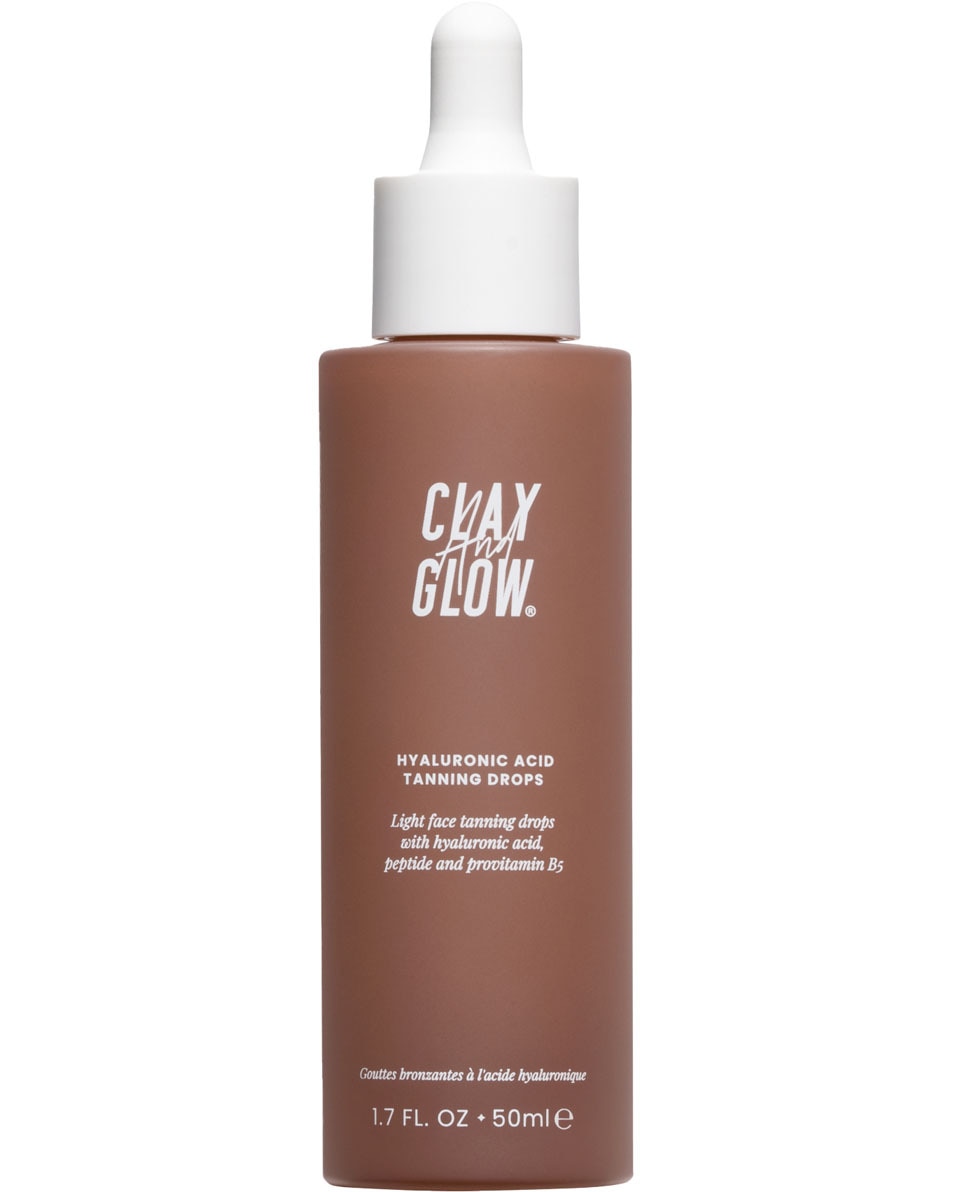 CLAY AND GLOW Hyaluronic Acid Tanning Drops Hyaluronzuur Tanning Druppels 50 ML