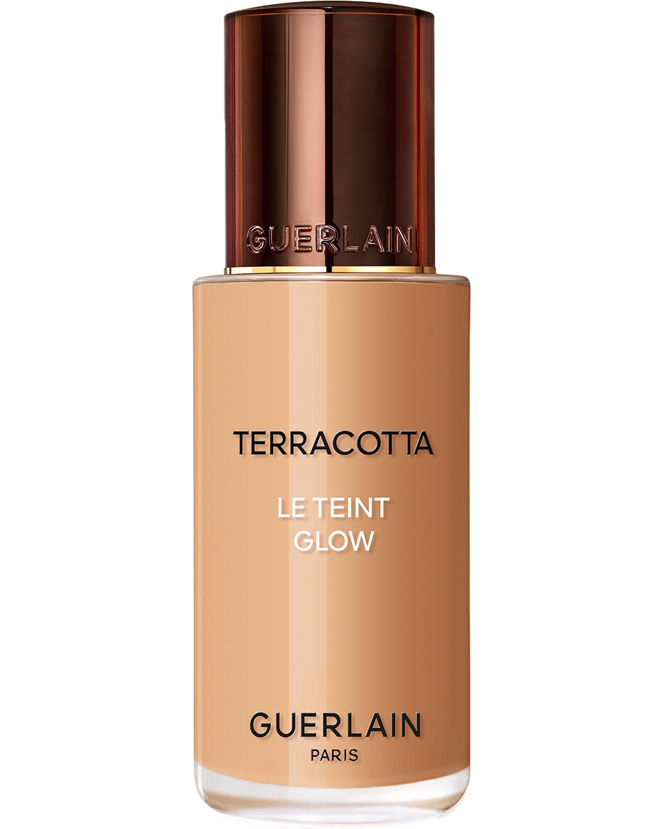 GUERLAIN TERRACOTTA LE TEINT GLOW Foundation Natuurlijke Uitstraling – Langhoudend – Zonder transfer 4W WARM / DORÉ