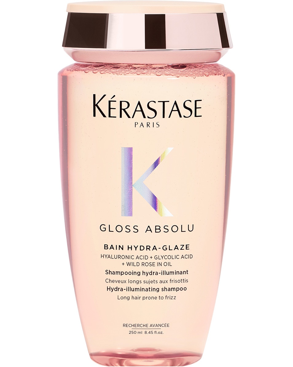 KÉRASTASE Gloss Absolu Bain Hydra-Glaze Anti-frizz shampoo voor lang, pluizig haar 250 ML