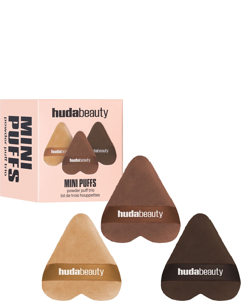 HUDA BEAUTY MINI PUFFS POWDER PUFF TRIO 3 ST