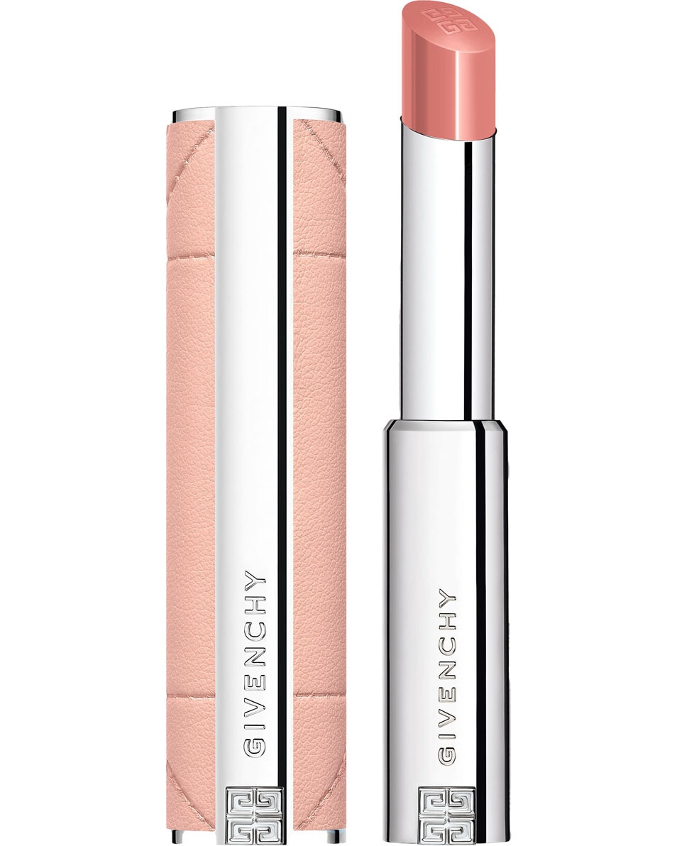 GIVENCHY COSMETICS ROSE PERFECTO SHINE ROUGE À LÈVRES HYBRIDE COULEUR & SOIN LUMINOUS BEIGE