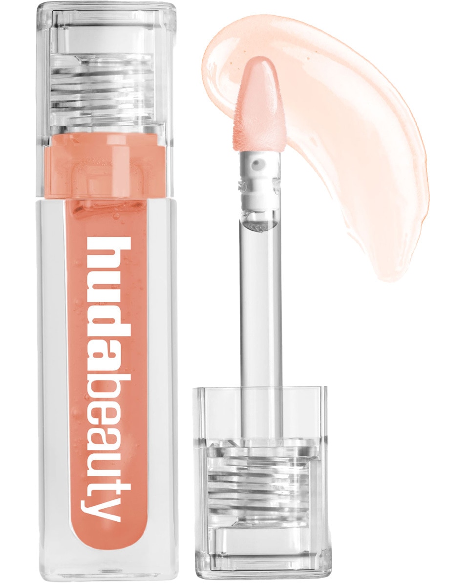 HUDA BEAUTY FAUX FILLER JELLY LIP OIL JUICY PEACH