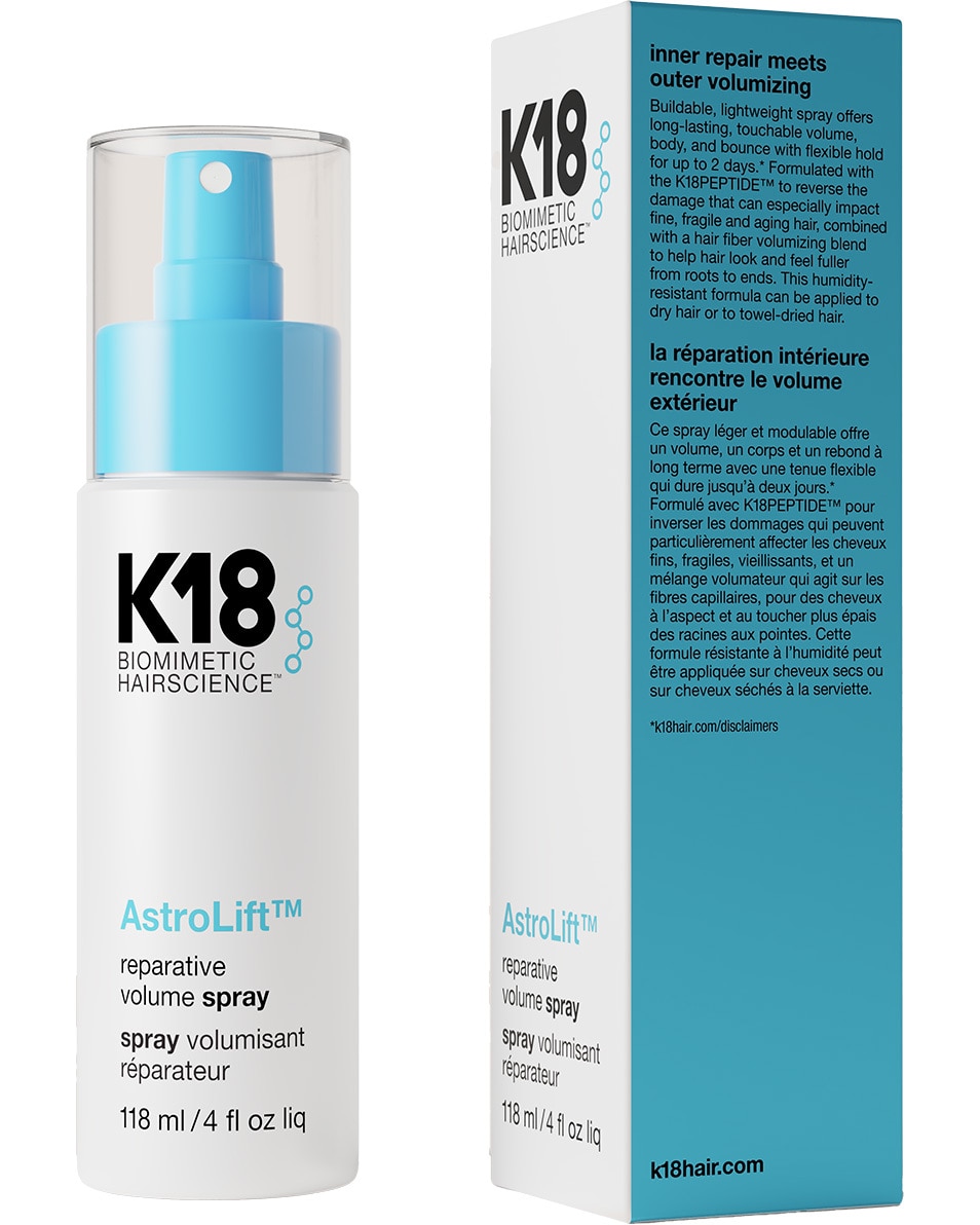 K18 Volume AstroLift™ spray volumisant réparateur 118 ML