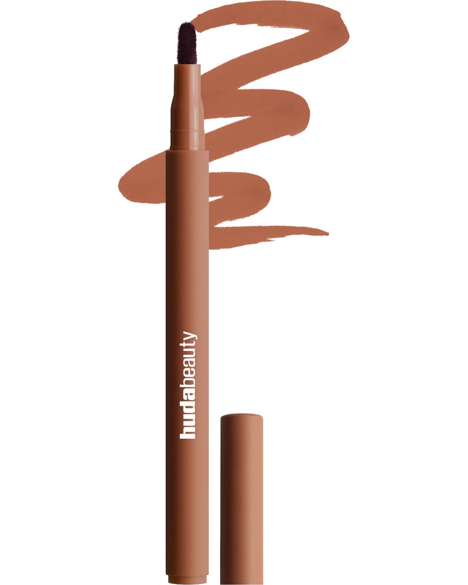 HUDA BEAUTY LIP CONTOUR LIP STAIN TOASTY BROWN
