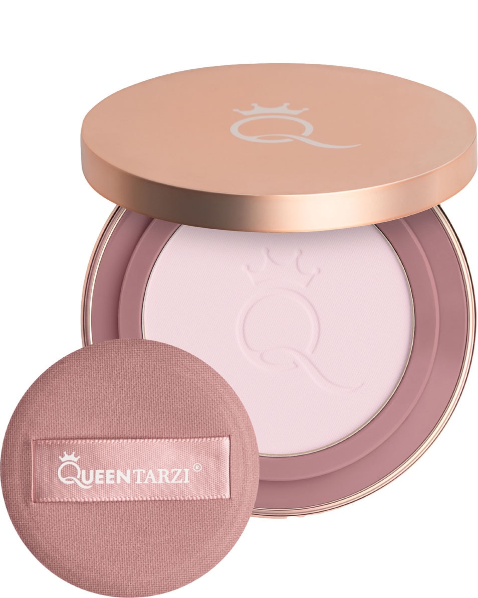 QUEEN TARZI The Dream Pressed Powder Translucent, Blurring & Brightening Pressed Powder Banafsh