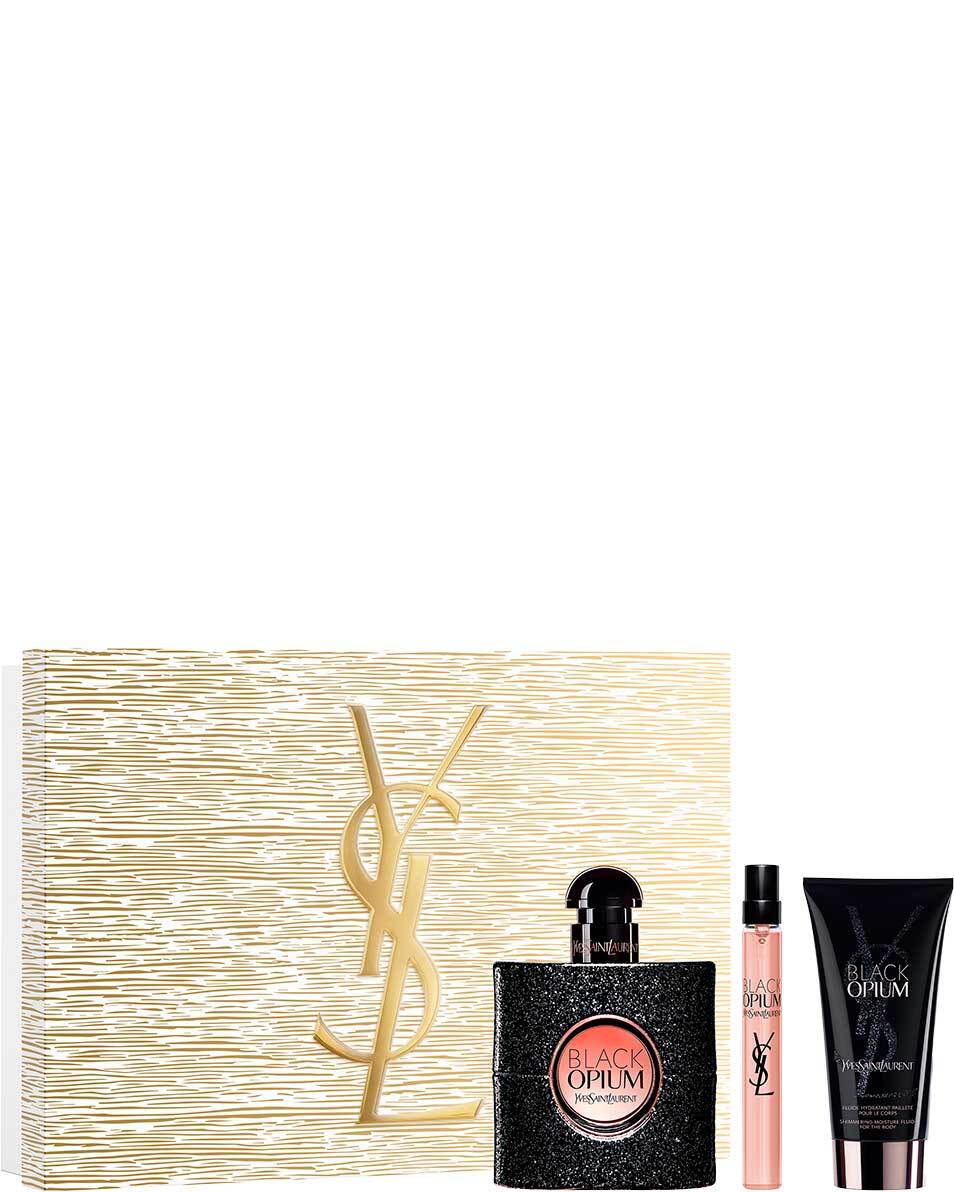 YVES SAINT LAURENT Black Opium Eau De Parfum Coffret Cadeau <br> 3 ST