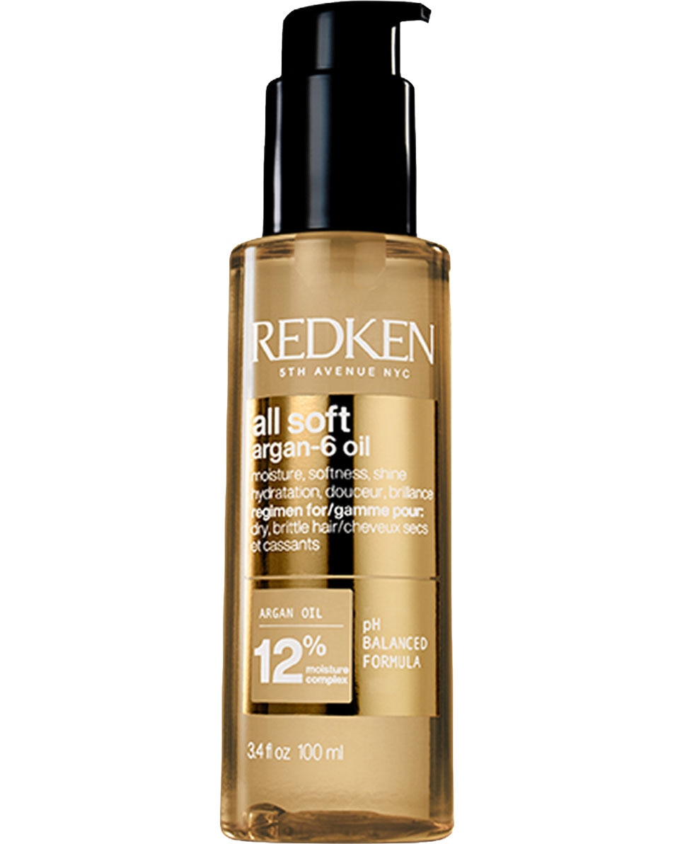 REDKEN All Soft Argan-6 Oil Leave-in haarolie - voor droog en broos haar 100 ML