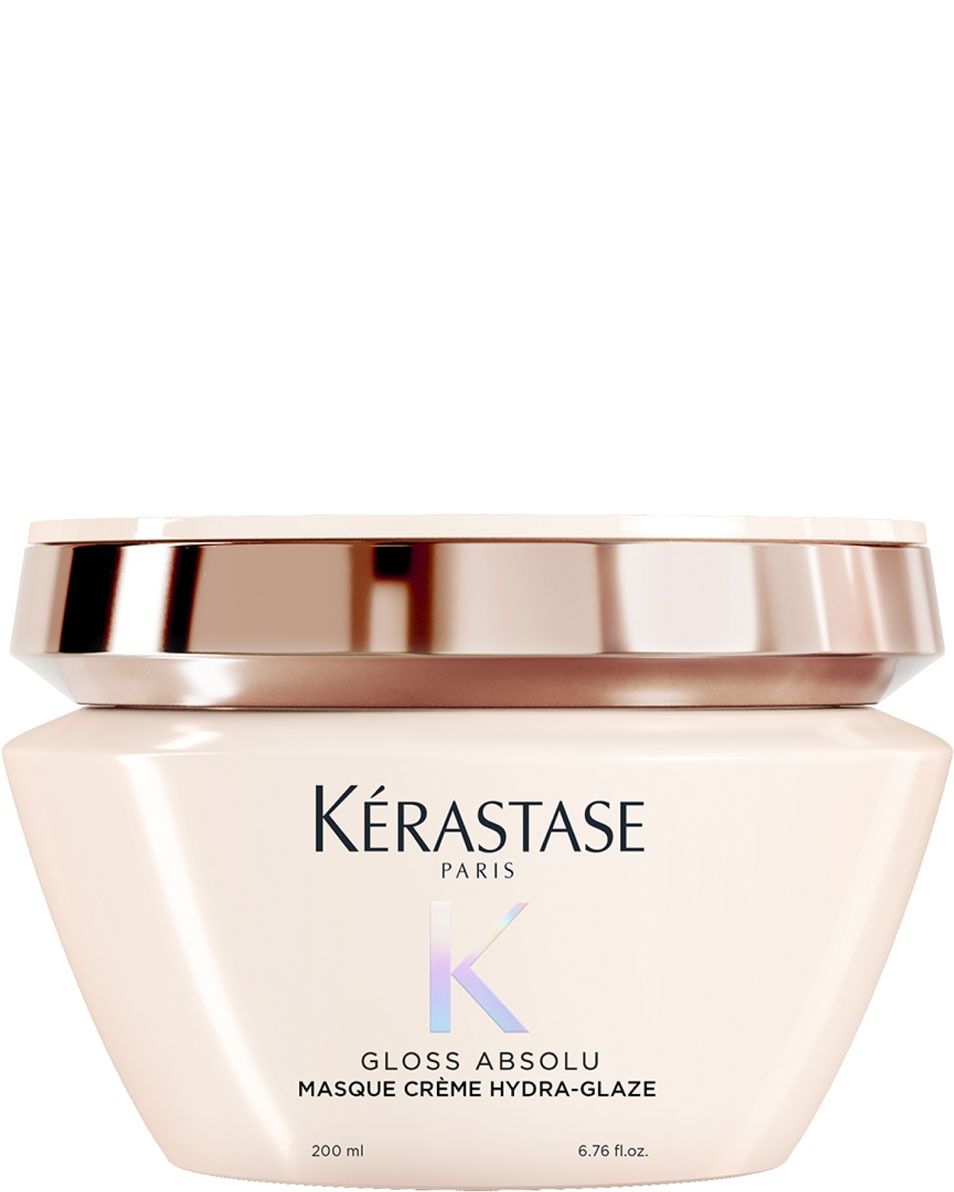 KÉRASTASE Gloss Absolu Masque Riche Crème Hydra-Glaze Masque anti-frisottis - Pour cheveux épais et frisés 200 ML