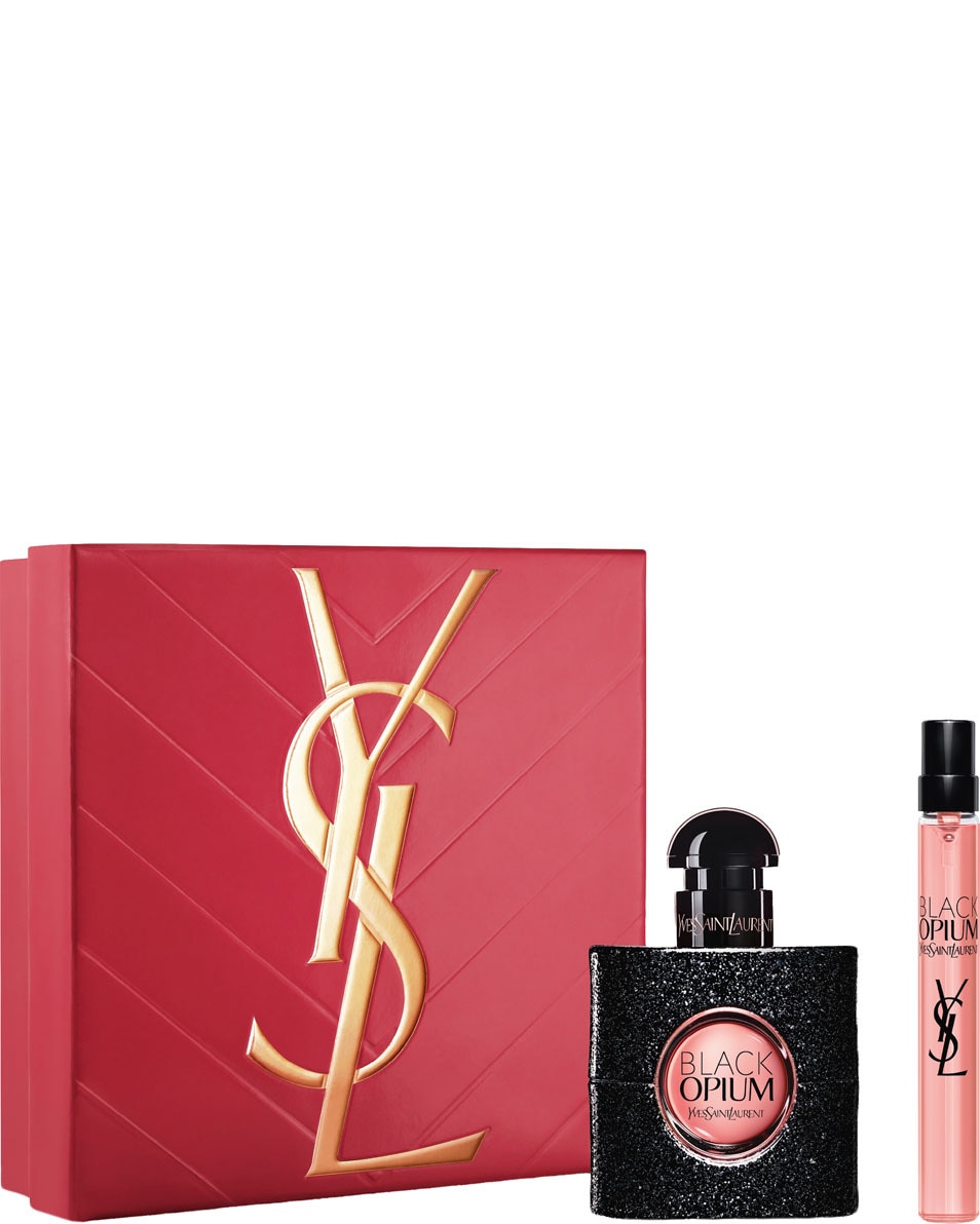 YVES SAINT LAURENT Black Opium Eau De Parfum Geschenkset - Oriëntaals Bloemenakkoord Parfum Voor Dames 2 ST