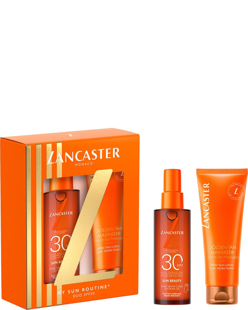 LANCASTER Sun Care Sun Duo SPF30 (olie) cadeauset 2 ST