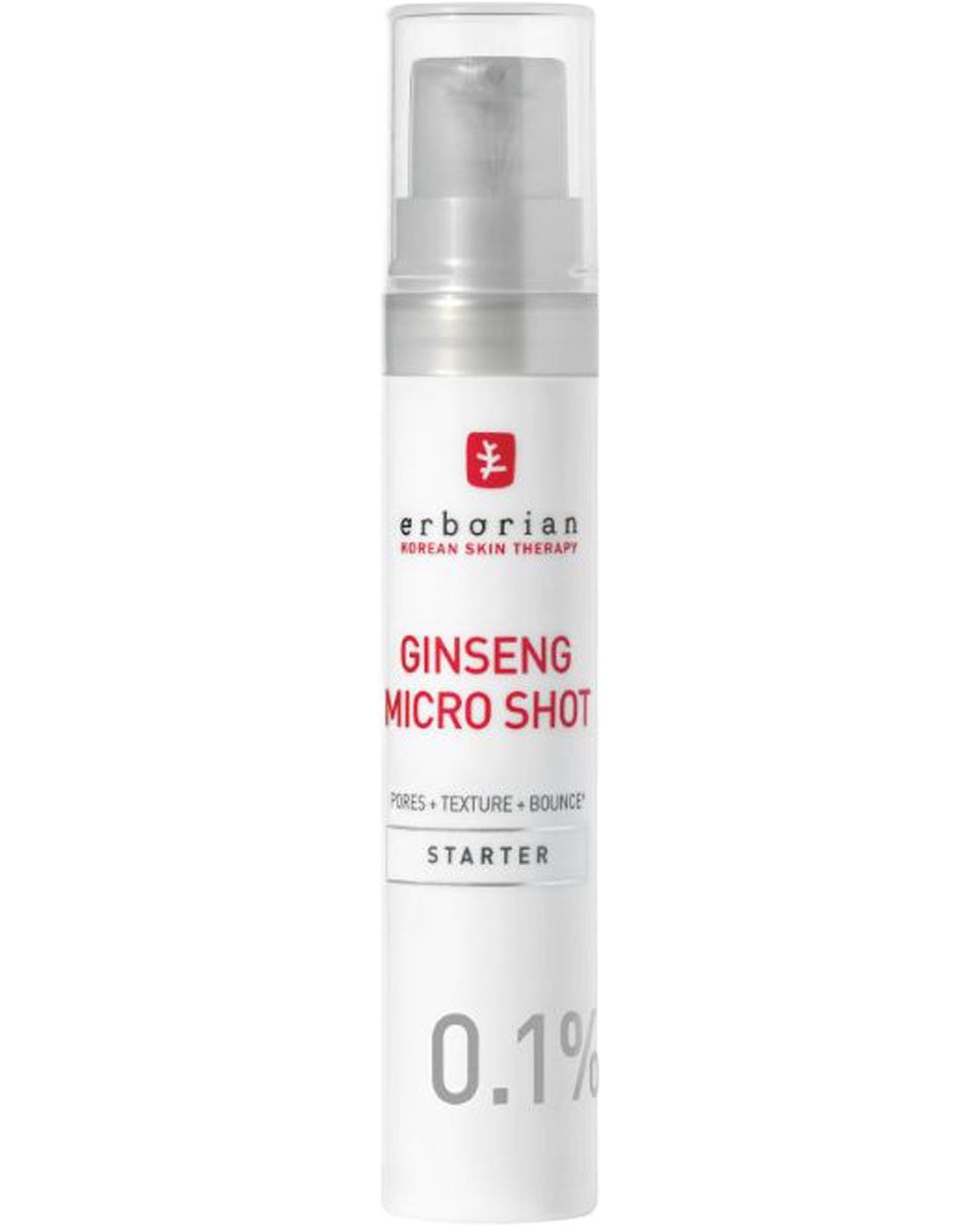 ERBORIAN GINSENG MICRO SHOT 0,1% HERTEXTURISEREND MICRO-INFUSIE SERUM 10 ML