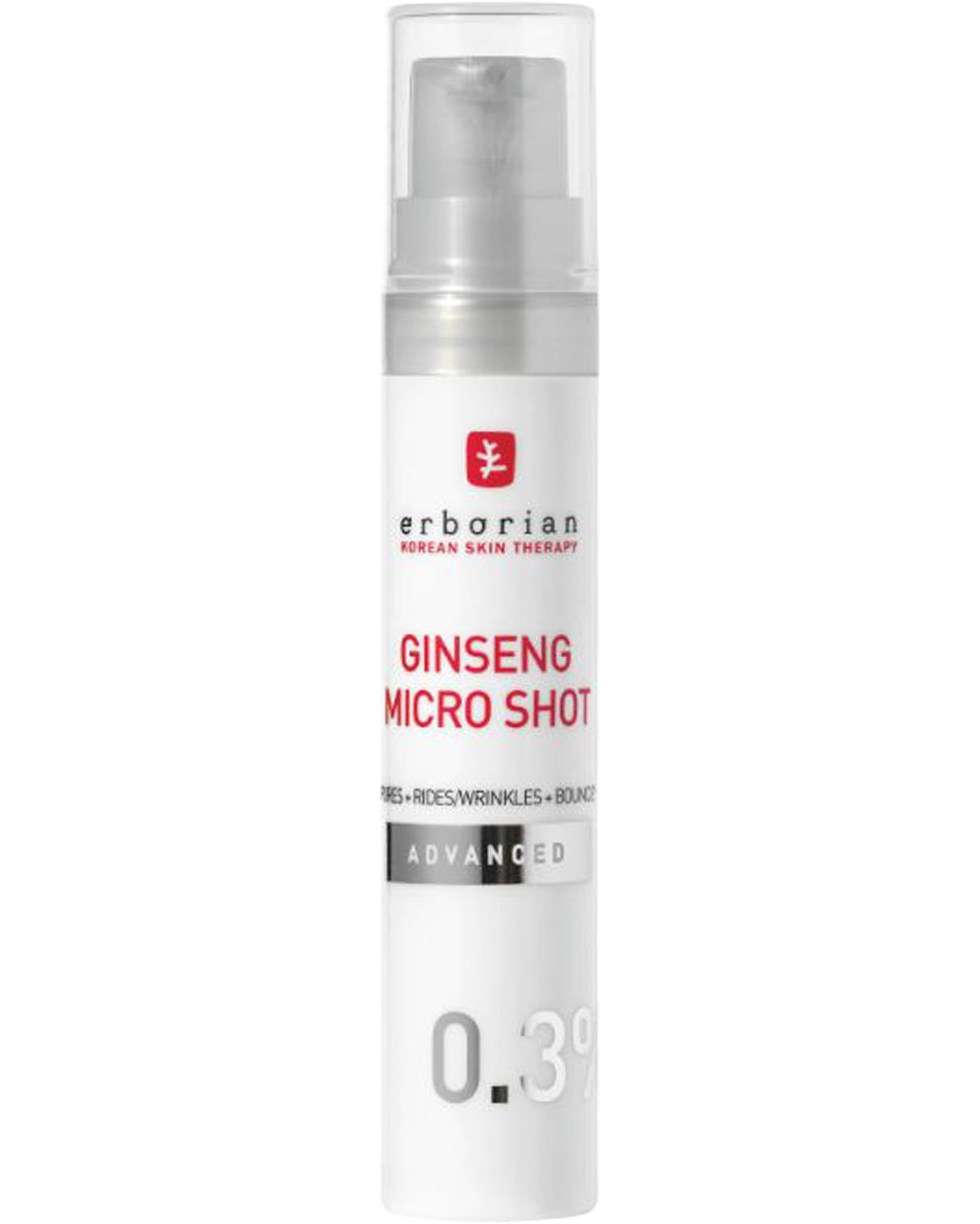 ERBORIAN GINSENG MICRO SHOT 0,3% INTENSIEF HERTEXTURISEREND MICRO-INFUSIE SERUM 10 ML