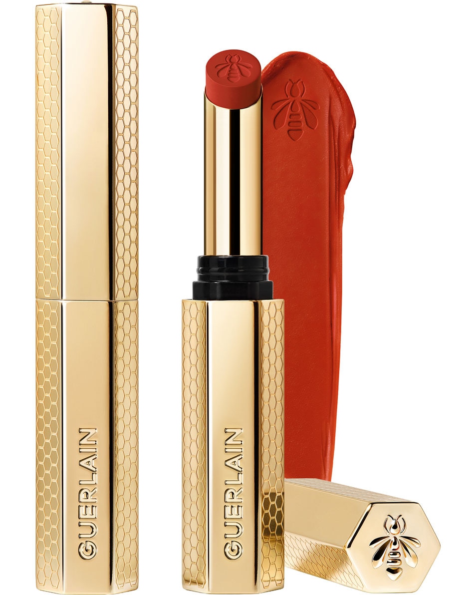 GUERLAIN Kiss Kiss Honey-Infused Intense Lipstick 668 WARM MARIGOLD