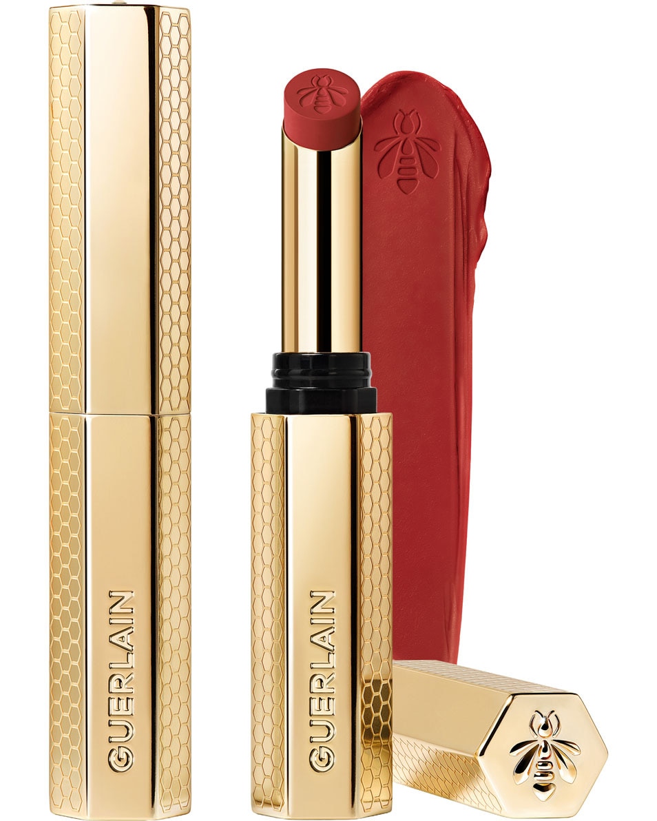 GUERLAIN Kiss Kiss Honey-Infused Intense Lipstick 599 RED ASTER