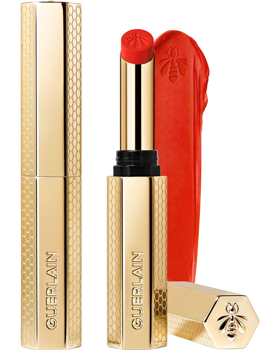 GUERLAIN Kiss Kiss Honey-Infused Intense Lipstick 639 TANGERINE BLOOM