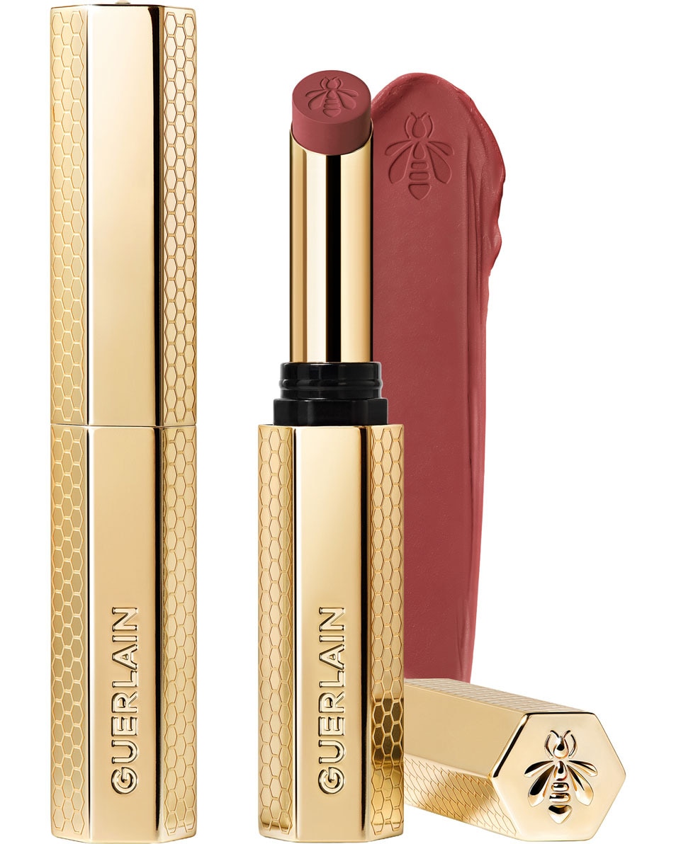 GUERLAIN Kiss Kiss Honey-Infused Intense Lipstick 396 PEONY KISS
